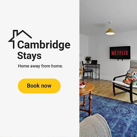 Cambridge Stays Riverside 2Br Flat-Walk To Centre-Parking-Balcony Exterior foto
