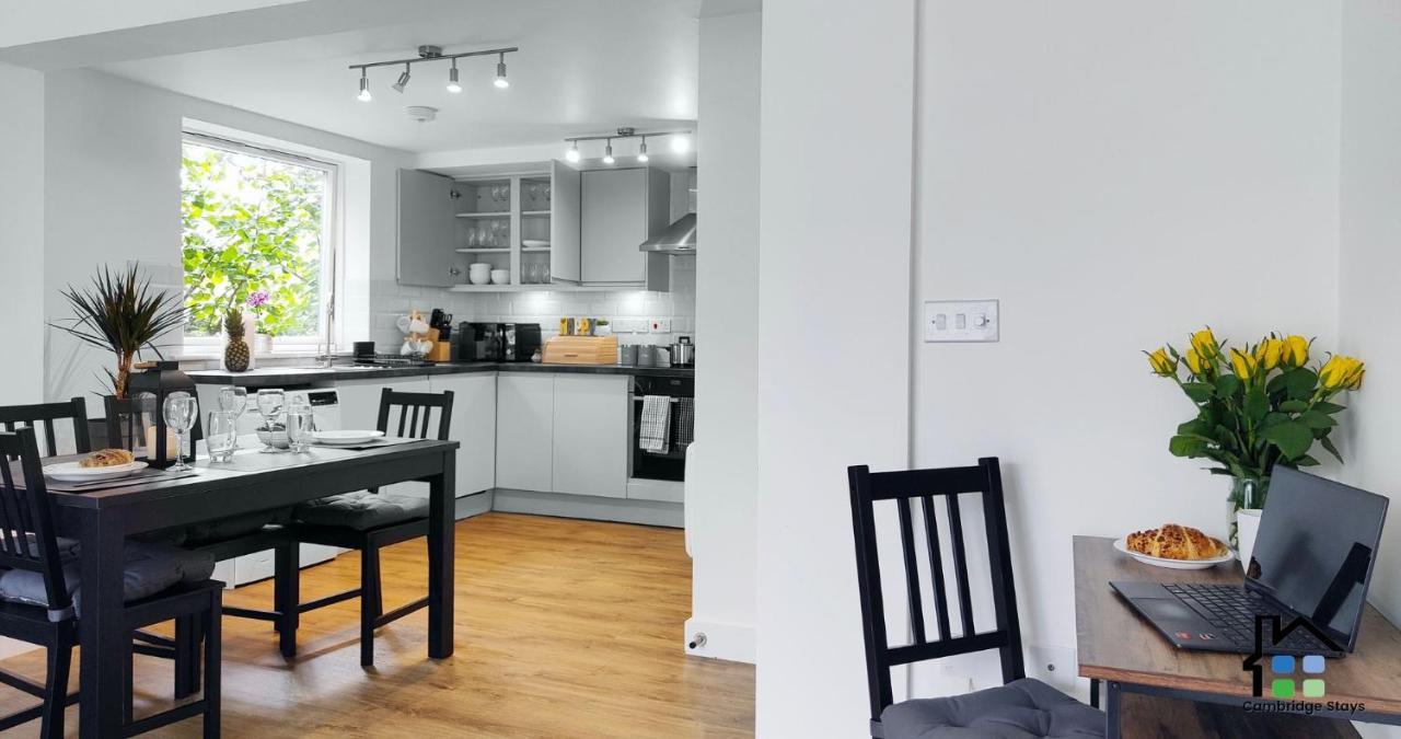 Cambridge Stays Riverside 2Br Flat-Walk To Centre-Parking-Balcony Exterior foto